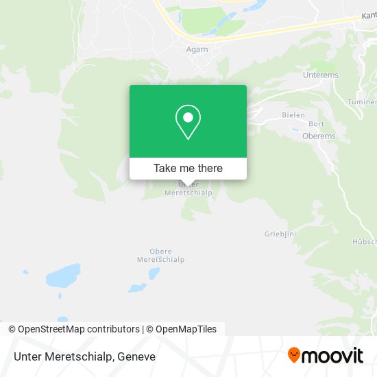 Unter Meretschialp map