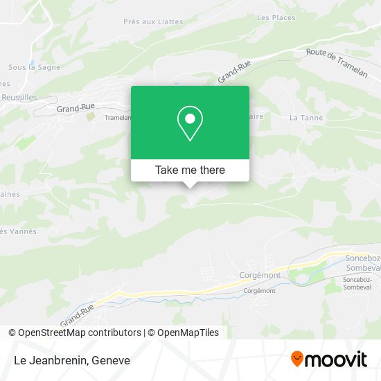 Le Jeanbrenin map