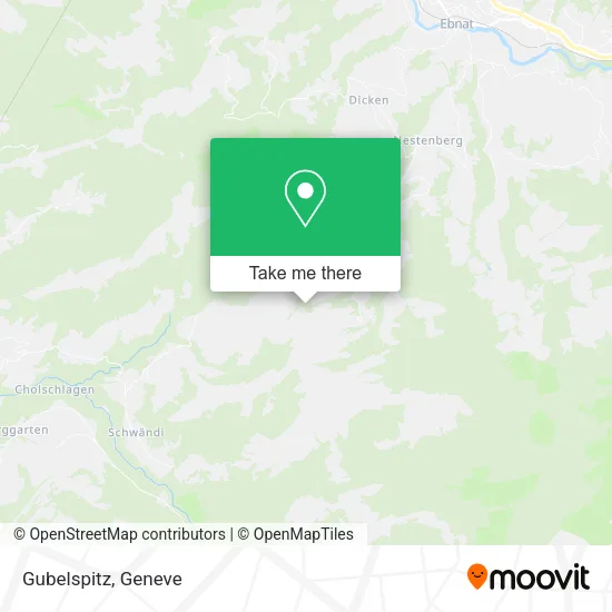 Gubelspitz map