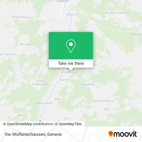 Kw Wolfenschiessen map