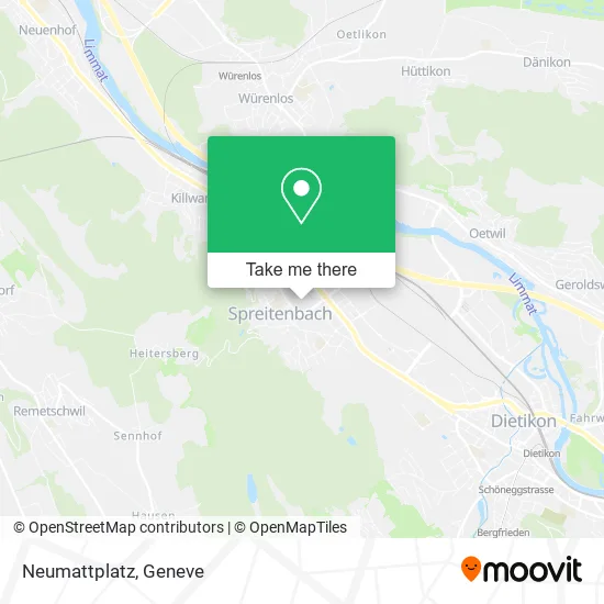 Neumattplatz map