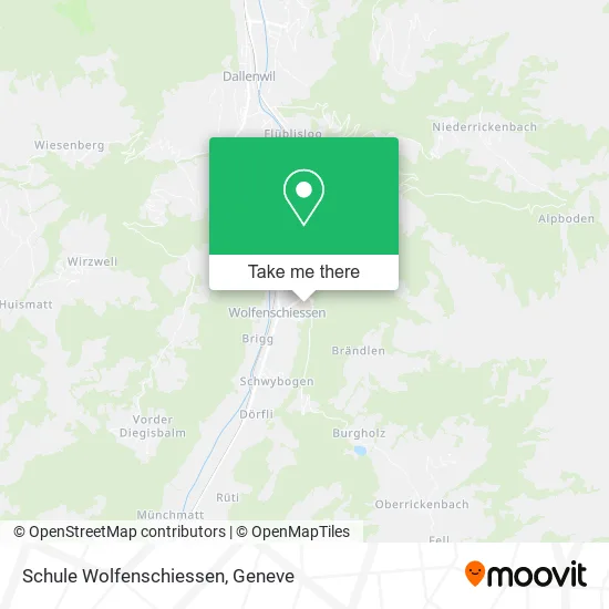 Schule Wolfenschiessen map