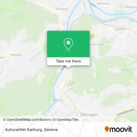 Autocenter Aarburg map