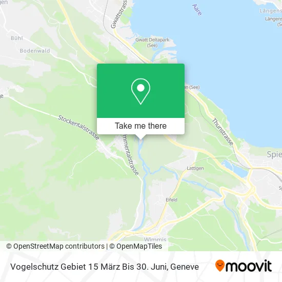 Vogelschutz Gebiet 15 März Bis 30. Juni map