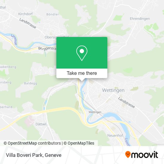 Villa Boveri Park map