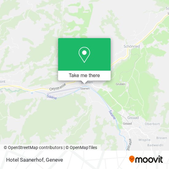 Hotel Saanerhof map