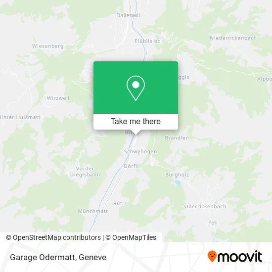 Garage Odermatt map