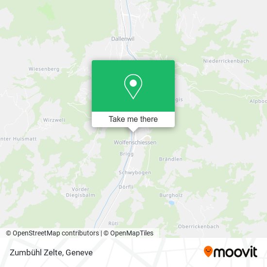 Zumbühl Zelte map