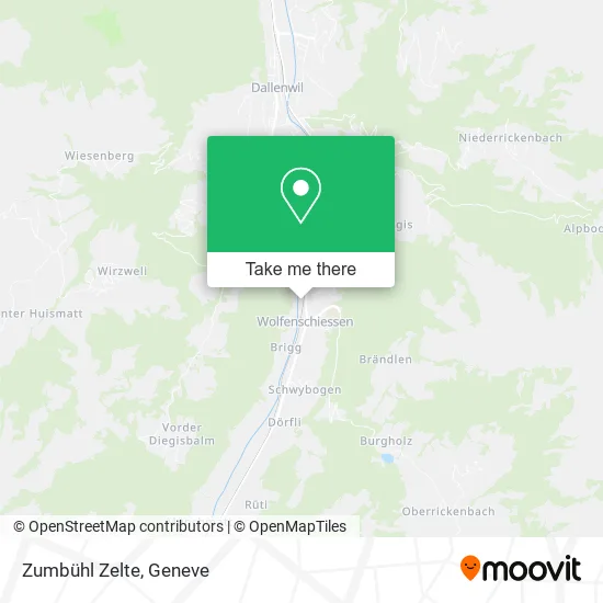 Zumbühl Zelte map