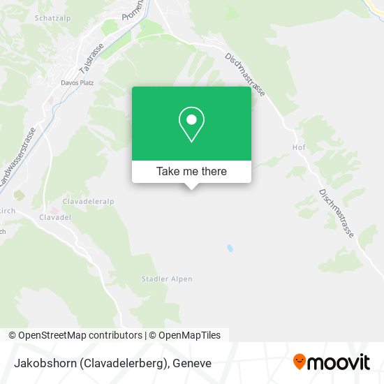 Jakobshorn (Clavadelerberg) map