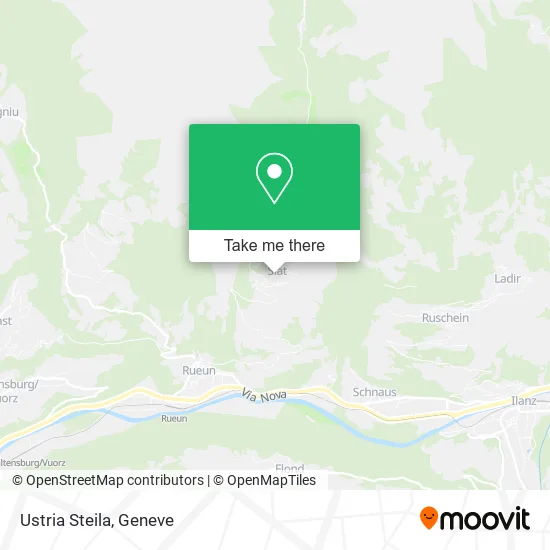 Ustria Steila map
