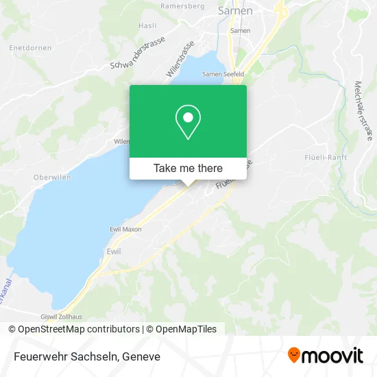 Feuerwehr Sachseln map