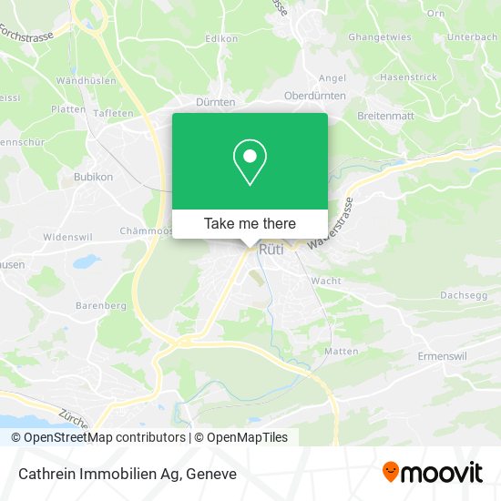 Cathrein Immobilien Ag map