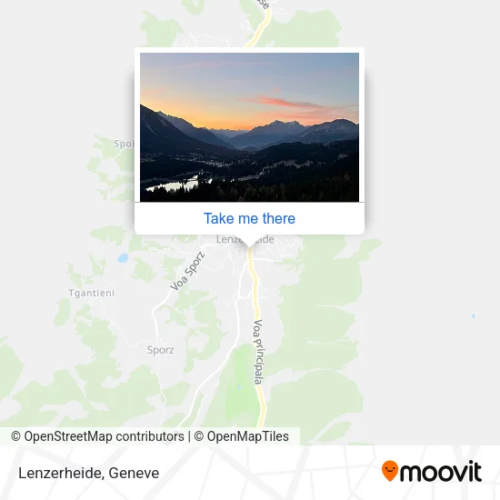 Lenzerheide map