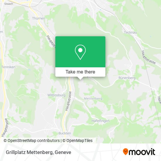 Grillplatz Mettenberg map