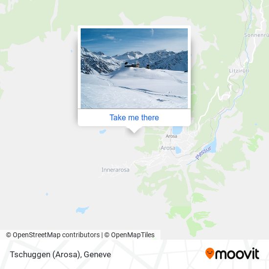 Tschuggen (Arosa) map