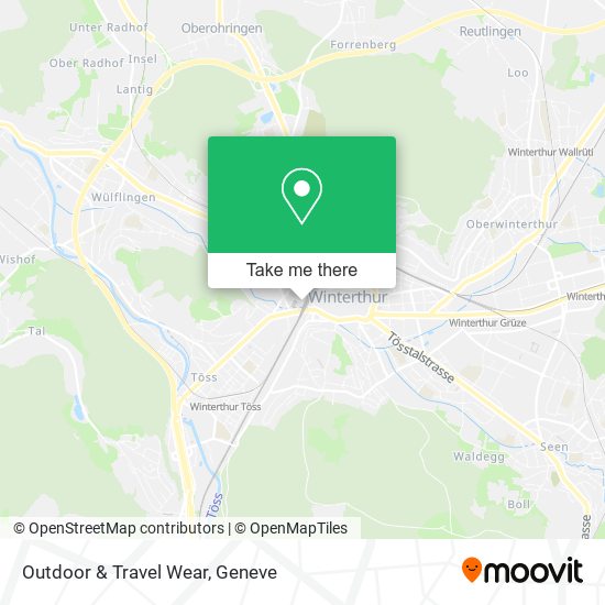 Outdoor & Travel Wear map