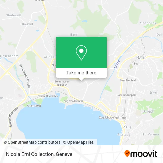 Nicola Erni Collection map