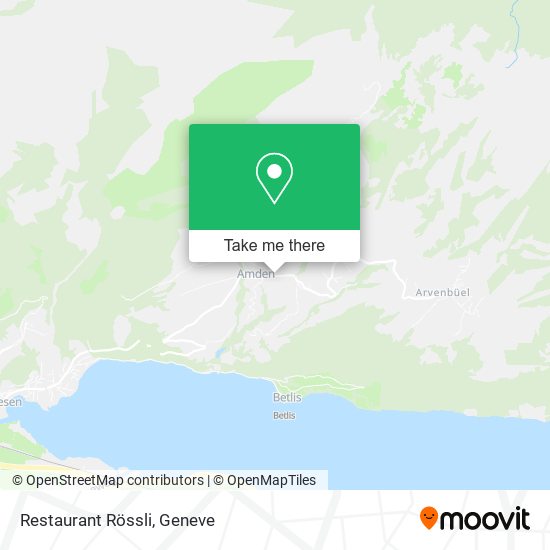 Restaurant Rössli map