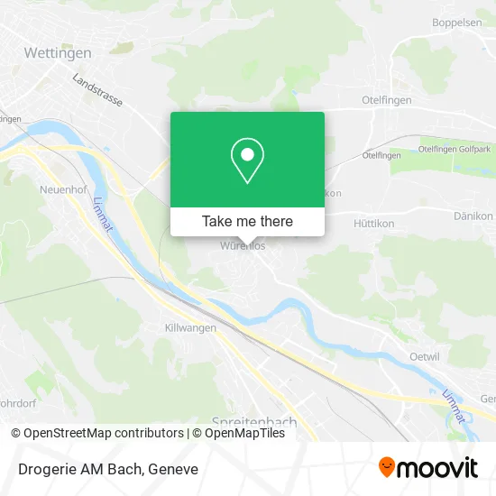Drogerie AM Bach map