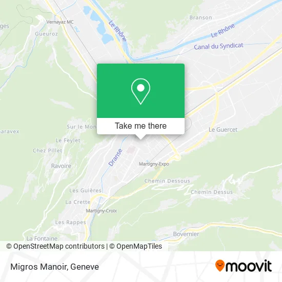 Migros Manoir map