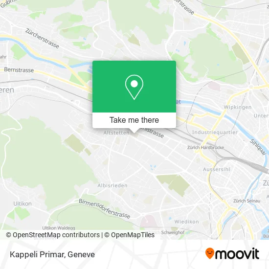 Kappeli Primar map