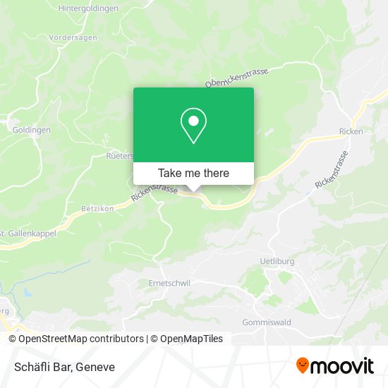 Schäfli Bar map