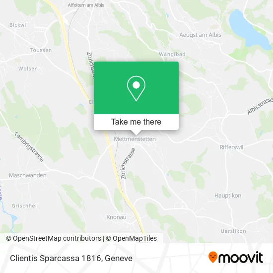 Clientis Sparcassa 1816 map