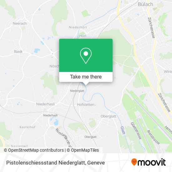 Pistolenschiessstand Niederglatt map