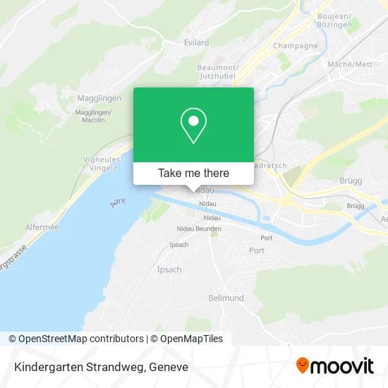 Kindergarten Strandweg map