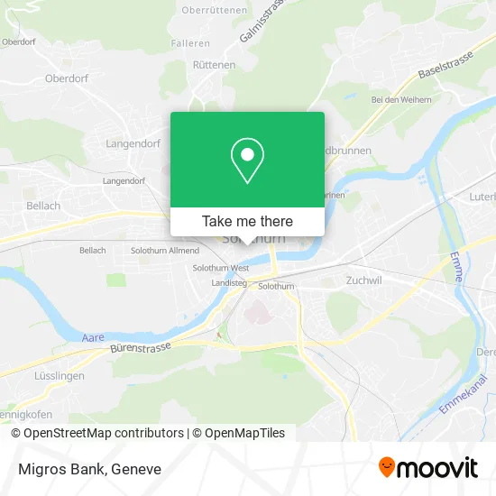 Migros Bank map