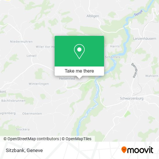 Sitzbank map