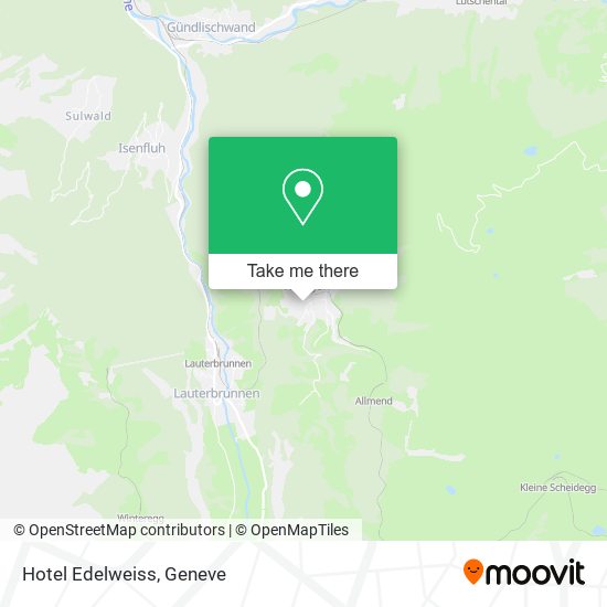 Hotel Edelweiss map