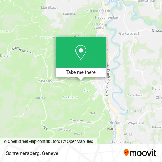 Schreinersberg map