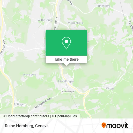 Ruine Homburg plan