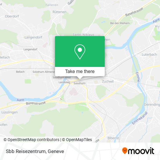 Sbb Reisezentrum map