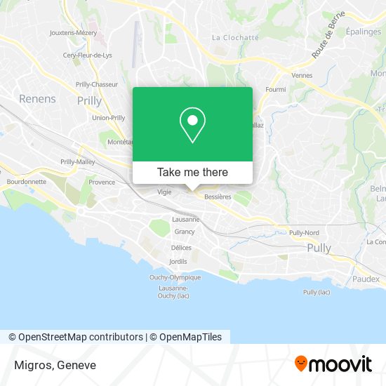 Migros map