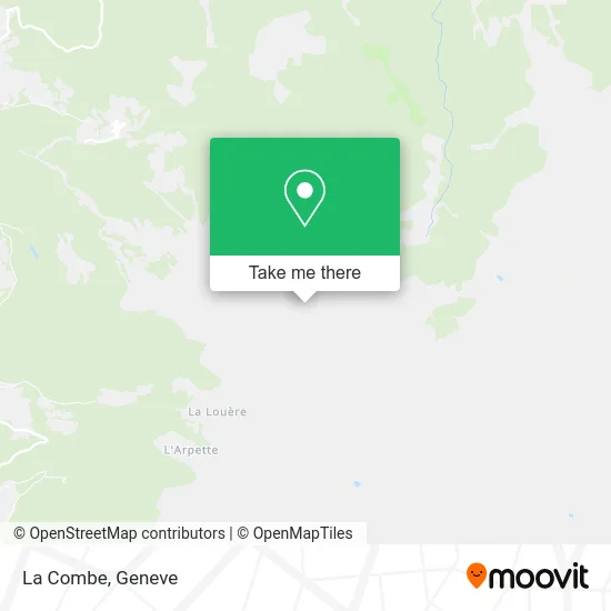 La Combe map