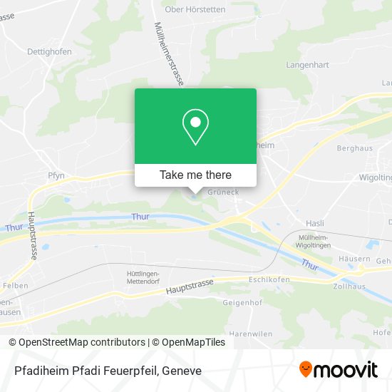 Pfadiheim Pfadi Feuerpfeil map
