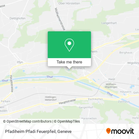 Pfadiheim Pfadi Feuerpfeil map