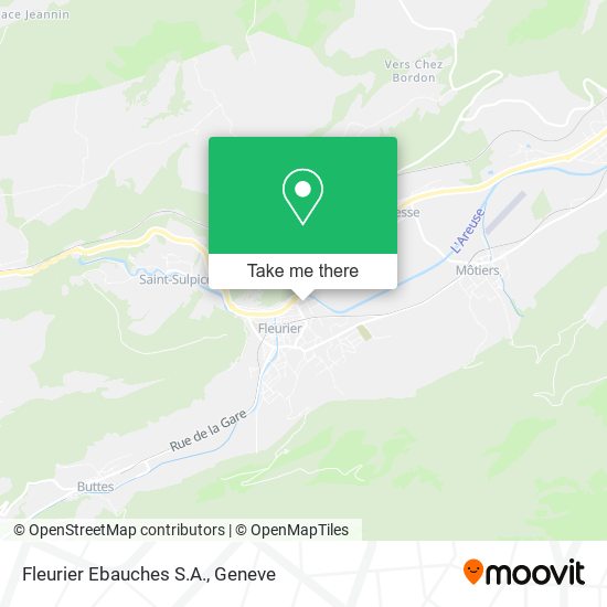 Fleurier Ebauches S.A. map