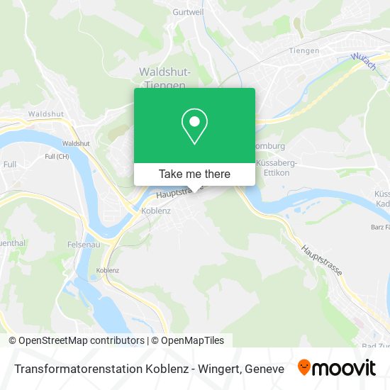 Transformatorenstation Koblenz - Wingert map