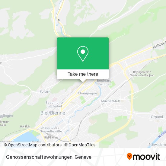 Genossenschaftswohnungen map