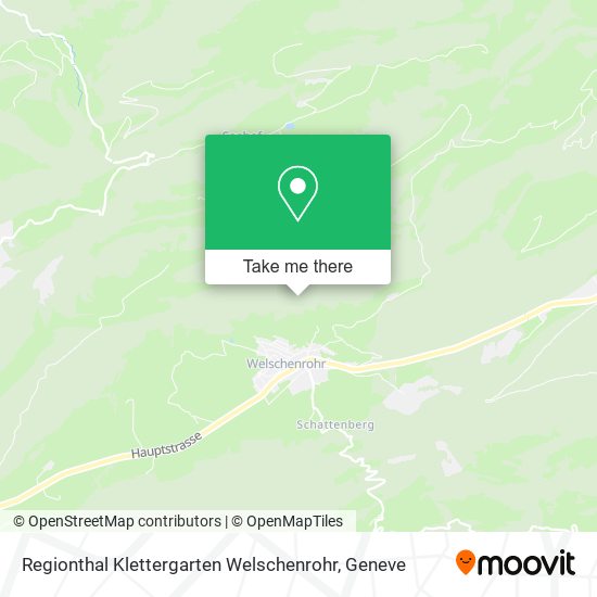 Regionthal Klettergarten Welschenrohr map