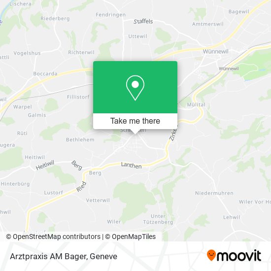 Arztpraxis AM Bager map