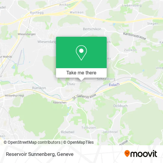 Reservoir Sunnenberg map