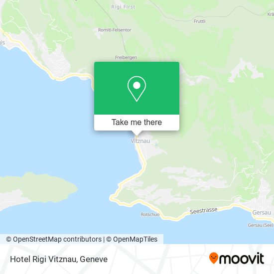 Hotel Rigi Vitznau map