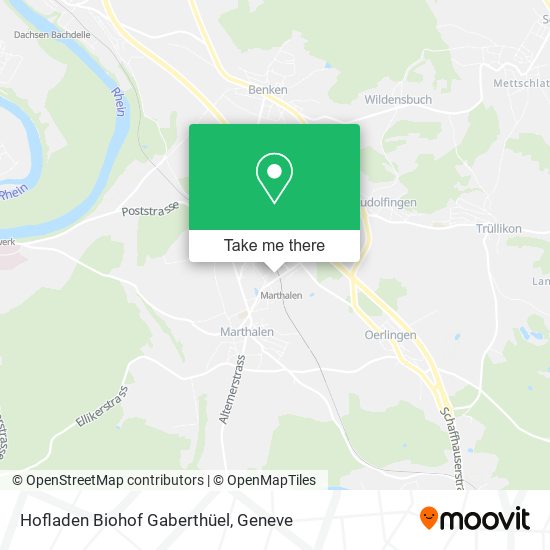 Hofladen Biohof Gaberthüel map