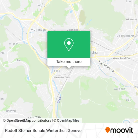 Rudolf Steiner Schule Winterthur map