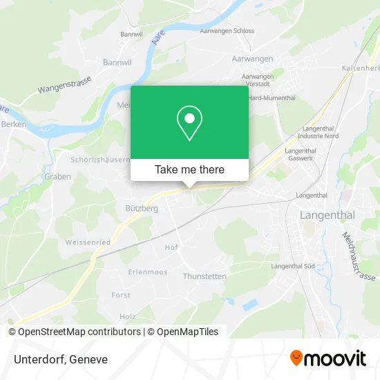 Unterdorf map